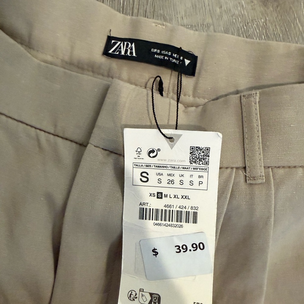 NWT Zara Trouser Short - Picture 4 of 5